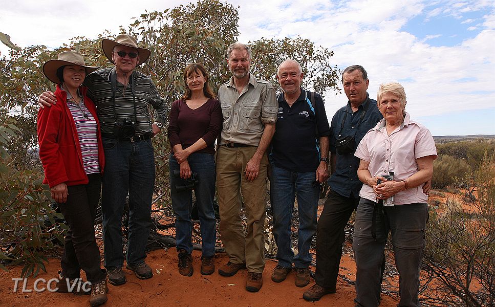 32-Great Victoria Desert Convoy at the summit of Voakes Hill.JPG